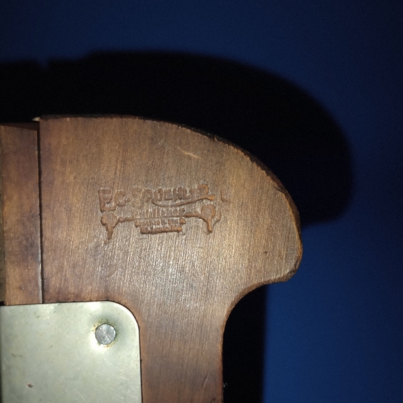 E.C. Spuehler Shuttle & Hook Rug Craft Tool Push Pull Punch Stitcher Vintage - Picture 3 of 15